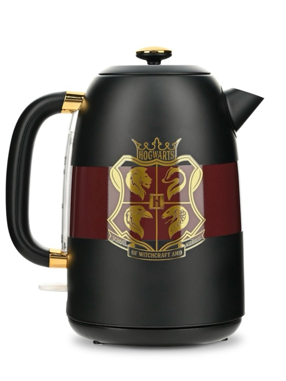Harry Potter Electric Kettle - Black and Burgundy